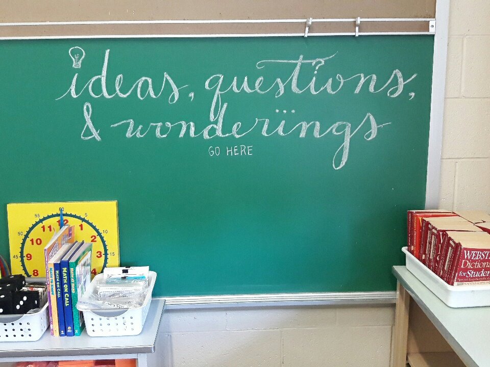 greatscottedu's tweet photo. Dedicating a space in my room for ideas, questions, and wonderings, per the ideas from @dlaufenberg at c4ignite. https://t.co/47g6svuDhF