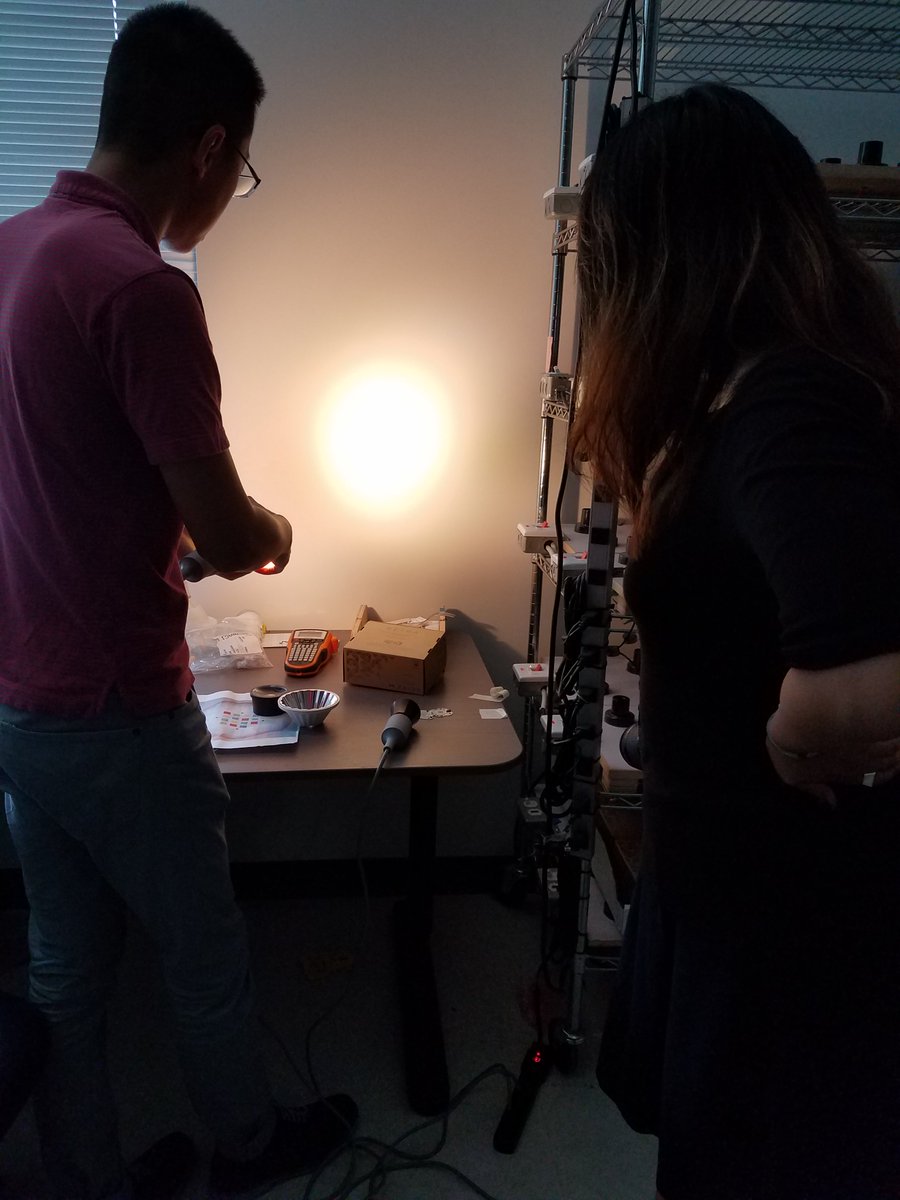 ketralighting's tweet photo. We were pleased to give Sheila Kim from @Architizer a behind the scenes look of Ketra. #lighting #optics #beamangles #LEDs https://t.co/MVaWZUI9xv