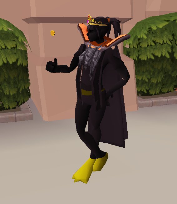 RsBlckCraft's tweet photo. Outfit Update July 2017 #LuckyCoin #ChicScarf #AllBlack #Flippers #GemCrown 
@RsBlckCraft https://t.co/z0f8KPvsm8