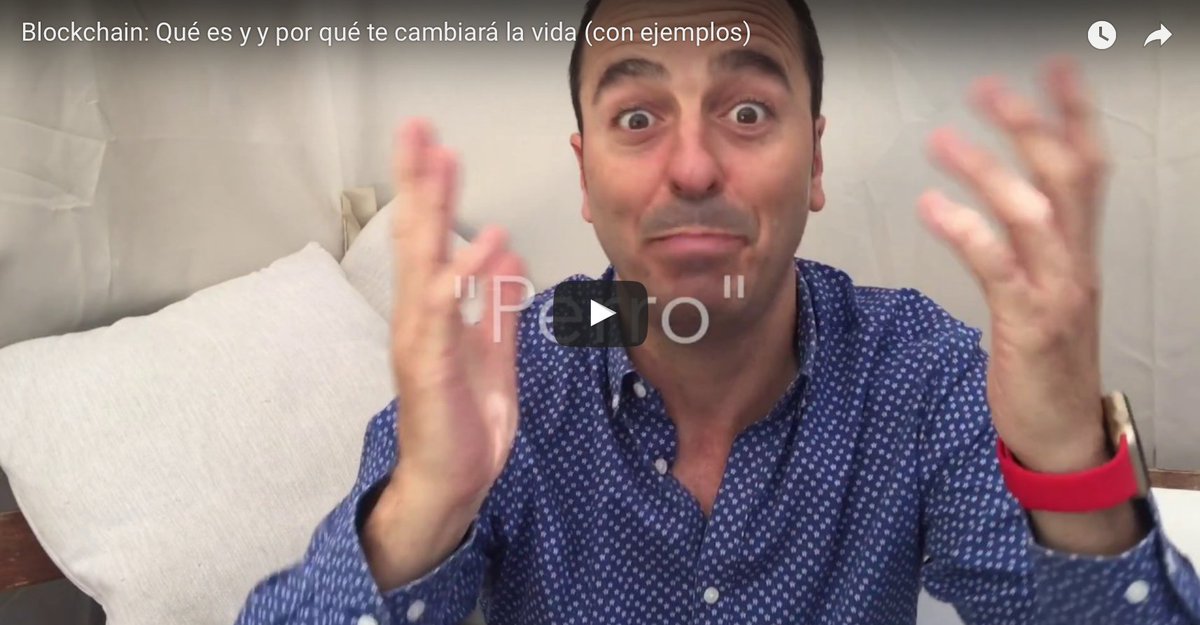PabloHerreros's tweet photo. #Blockchain: Qué es y y por qué te cambiará la vida (con ejemplos). Lo cuento en texto y vídeo https://t.co/p0E2SUMIcg @LibroBlockchain https://t.co/ec4UHiit2K