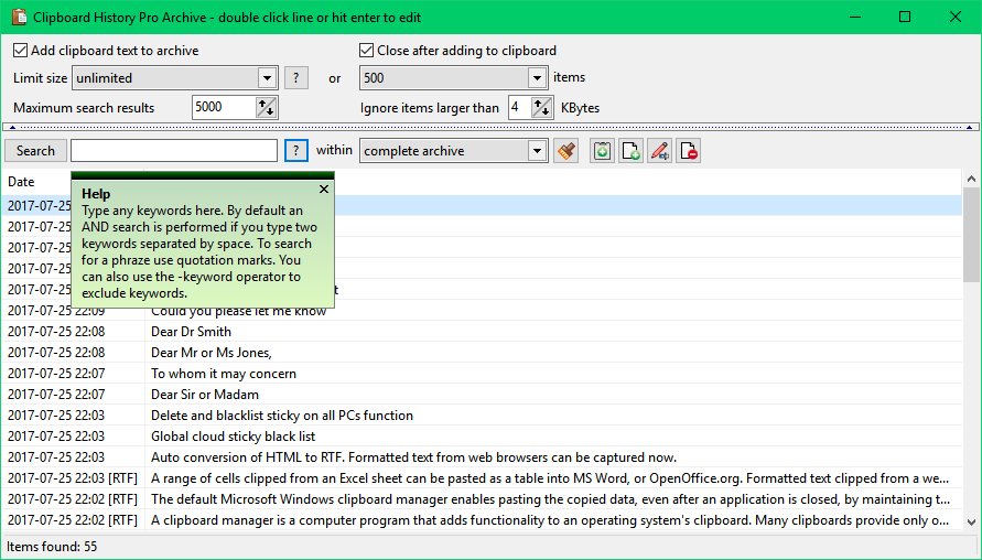 #windows #clipboardmanager Clipboard History Pro 3.40! outertech.com/en/clipboard-m… … #JSON sticky categories, individual encryption, better sync