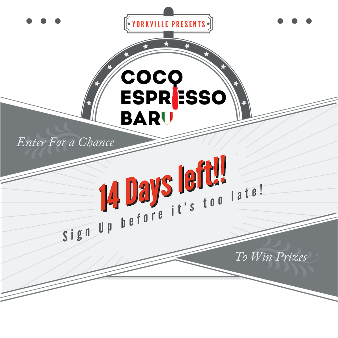 CocoEspressoBar's tweet photo. Only 14 days left! Make sure to register to our #contest to win some Coco prizes this #summer🎉🎊🎁 https://t.co/1jDEfyLNUr

#summercontest https://t.co/MBc79pDH4u