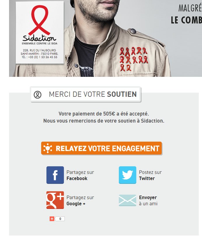 Another 505 euros, we've donated a total of 1193 euros, thank you all !