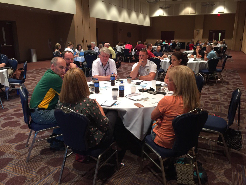 DLSDSuper's tweet photo. Deer Lakes Admin Team mtg to reflect on Leadership Summit #PasaSupts #EdSummit2017 #LT8Keys https://t.co/md3m588DKP