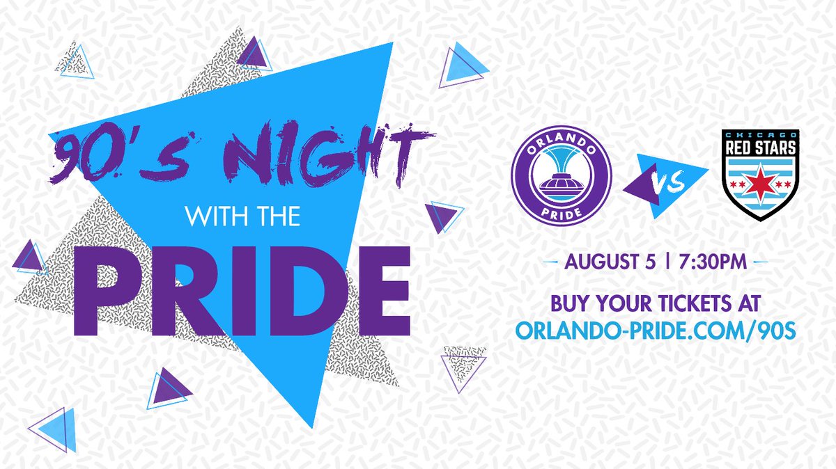 ORLPride's tweet image. August 5th is going old school. We're taking it back to the 90's. #ORLvCHI 

Tickets: orlan.do/2uqoEAs