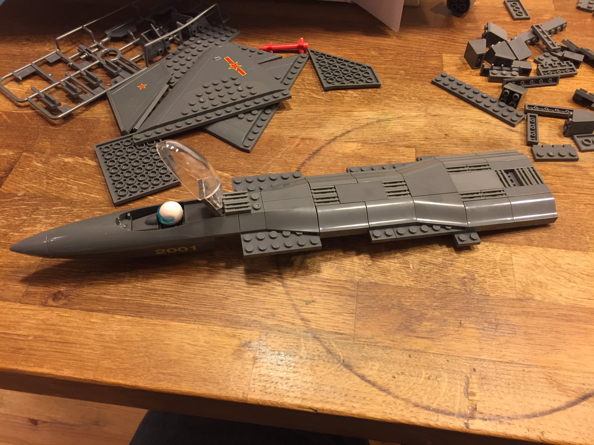 Tony Osborne on X I have to say building my faux Lego J 20 stealth fighter has been very therapeutic Working weapon bay doors canards and cockpit https t JYMt7DCWrn X