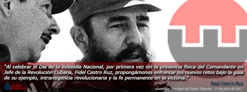 Machado Ventura pronunciará este miércoles palabras centrales del acto nacional por el 26 de Julio en Pinar del Río. radiorebelde.cu/noticia/pronun…