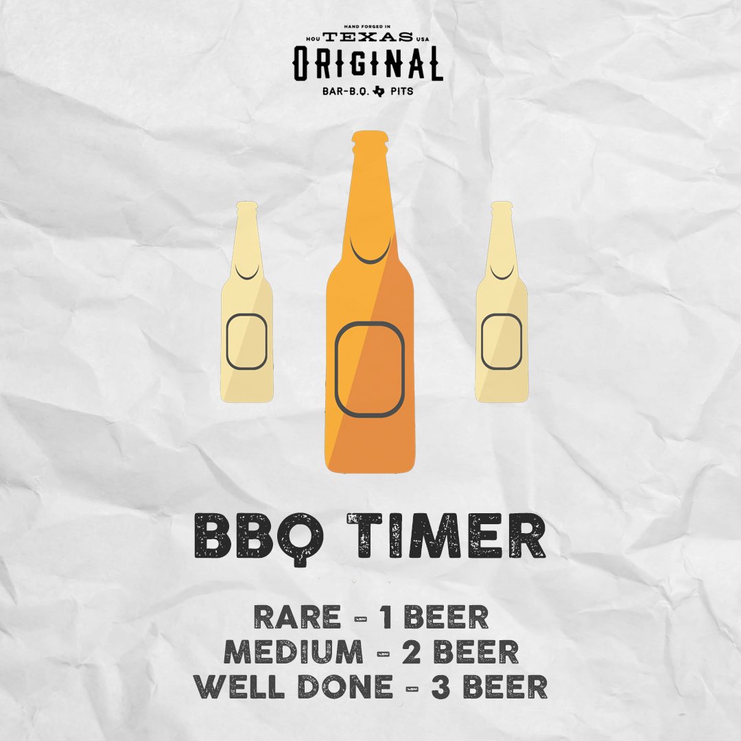 texoriginalpits's tweet photo. So what will it be... 1, 2 or 3 beers? Cheers! https://t.co/8aklvlcPog