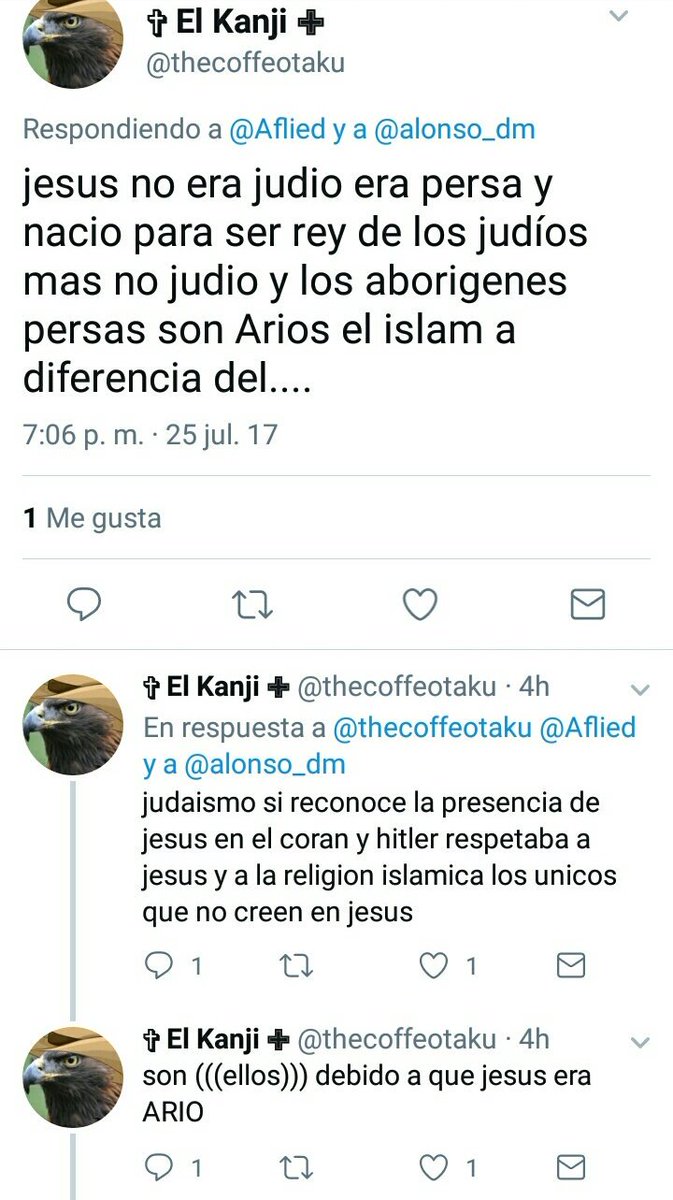 jesus no era judio era persa y nacio para ser rey de los judíos mas no judio y los aborigenes persas son Arios el islam a diferencia del judaismo si reconoce la presencia de jesus en el coran y hitler respetaba a jesus y a la religion islamica los unicos que no creen en jesus son (((ellos))) debido a que jesus era ARIO