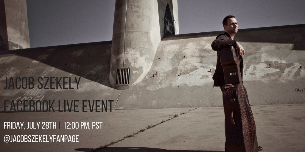 JacobSzekely's tweet photo. I'm doing my first #FBLive event this Friday, 7/28 at 12pm PST!! Join me at https://t.co/cdX6P6V7Wr where I'll take you inside my practice! https://t.co/wdn4MQTHs8