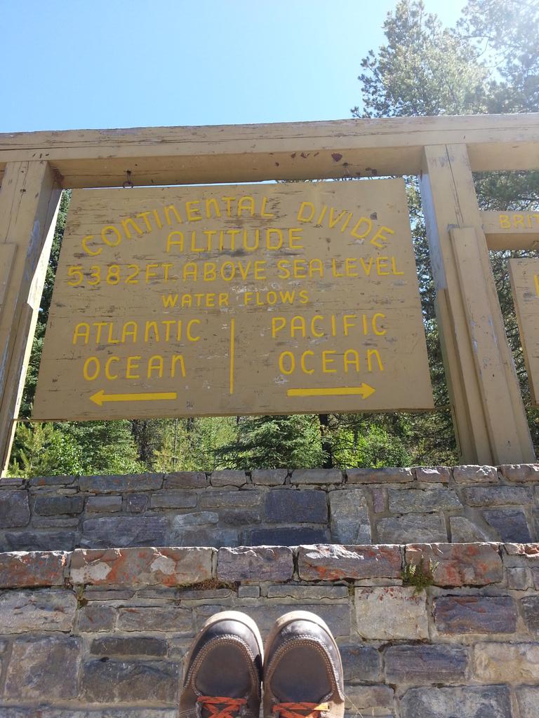 PalladinoP11's tweet image. Crossed the #continentaldivide for the third time this trip #2alaska #meandmom