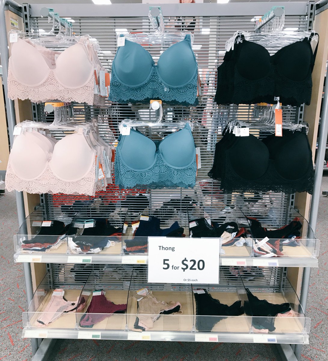 Re-merch of intimates! Easy to shop and it looks b e a u t i f u l, too! 🎯 #TargetStyle