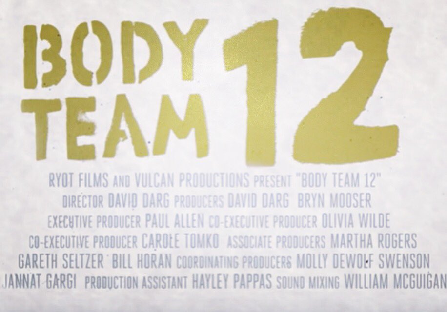 garethseltzer's tweet photo. #BodyTeam12 received two #Emmy noms today! The last film I was part of at @ryotnews before joining @daiscreates. Congrats my friends #RYOT https://t.co/BVJ1KRlCwr