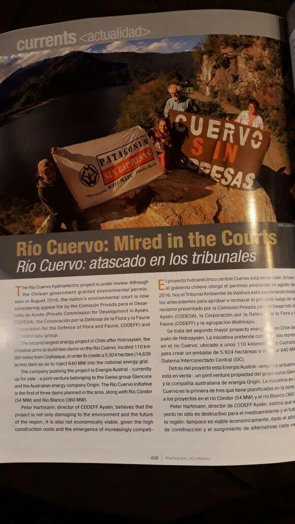 glenditaaldunat's tweet photo. #CuervoSINRepresas
Río Cuervo: Mired in the Courts
Río Cuervo: Atascado en los Tribunales !!! #RíosLibres ... Ahora y Siempre https://t.co/8TmlmKLIHb