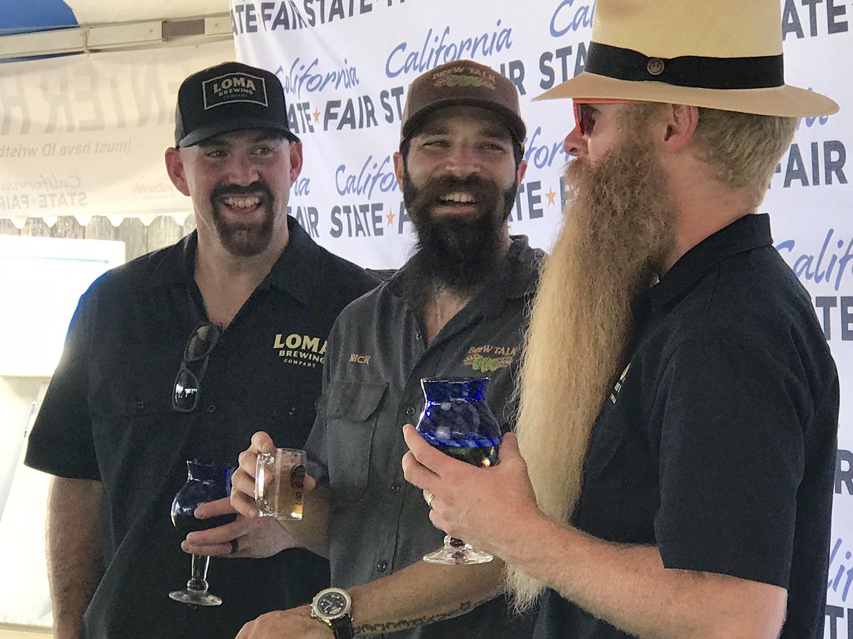 Cheers 2 #CA2017BreweryOfTheYear <a href="/LomaBrew/">Loma Brewing Company</a> thanks for the fun interview @KYouk_2036 and <a href="/AnotherBeardy/">Warren Billups</a> <a href="/CAStateFair/">Cal Expo & CA State Fair</a> <a href="/CharlieBoyProdu/">CharlieBoyProduction</a> #beer