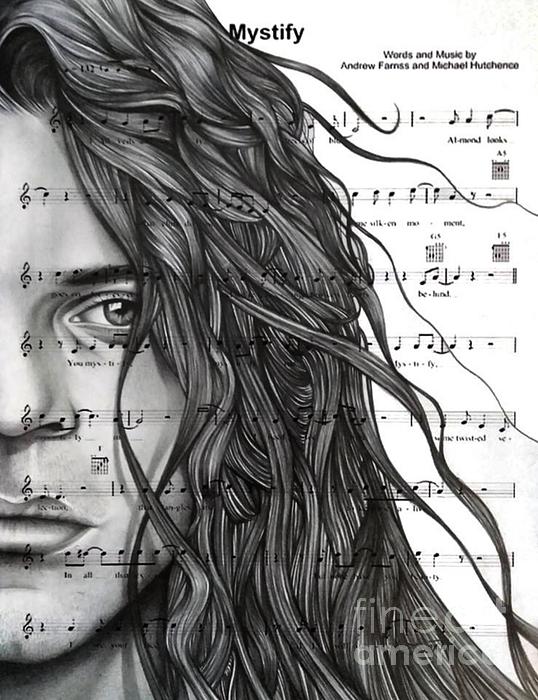 SheetMusicArt's tweet photo. New artwork for sale! - "Michael Hutchence" - https://t.co/qgXe0raLa0 @fineartamerica https://t.co/T4Vet1pplg