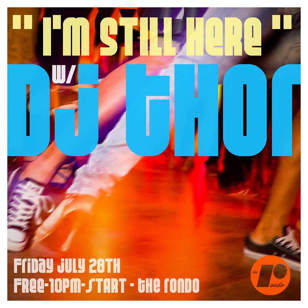 therondobar's tweet photo. Back by popular demand! The legendary DJ THOR at @therondobar this Friday! No cover! https://t.co/7Uh0ckYHnB