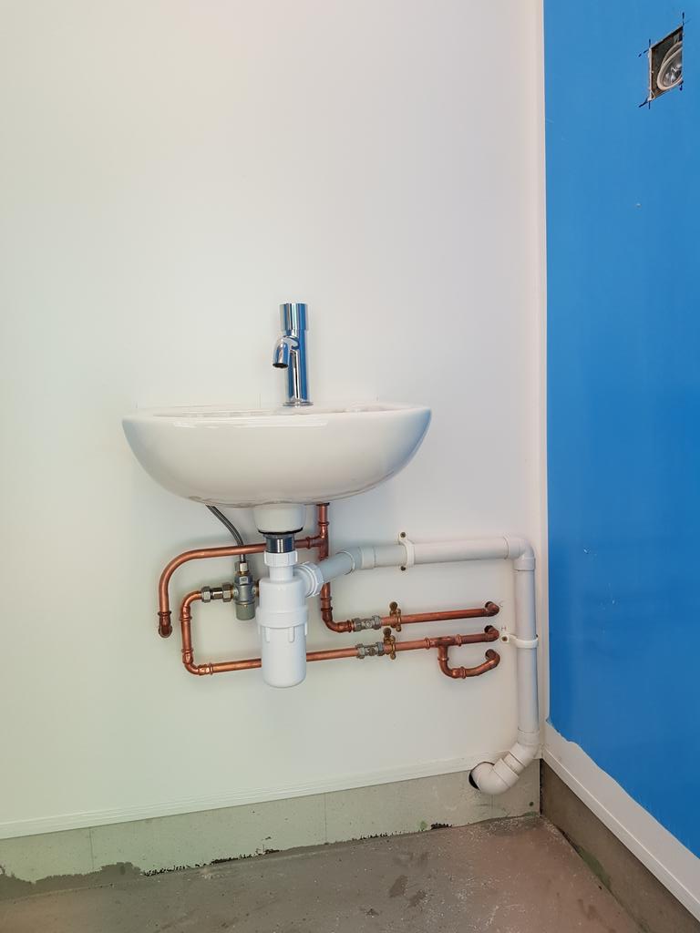 SmallsPlumbing's tweet photo. Doc M Pack and basin installed in a country park toilet block. Still loads to finish. #plumbing #smalls https://t.co/5ZWbXhiBnU