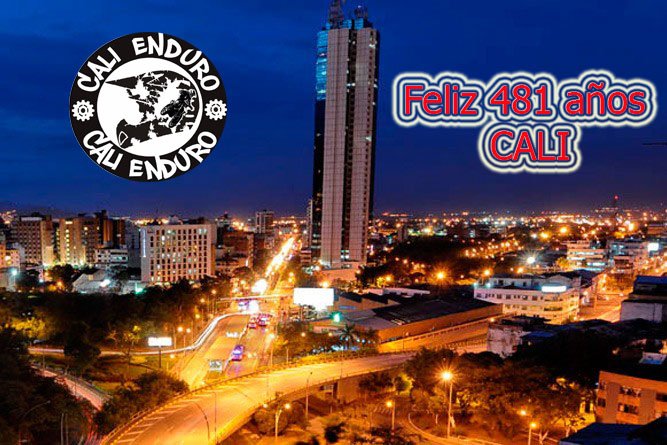 Cali_Enduro's tweet photo. Feliz cumpleaños para nuestra hermosa ciudad de Santiago de Cali 481 años Alcaldía de Cali #CaliEnduro #FamiliaMotera https://t.co/5cufhNcvQy