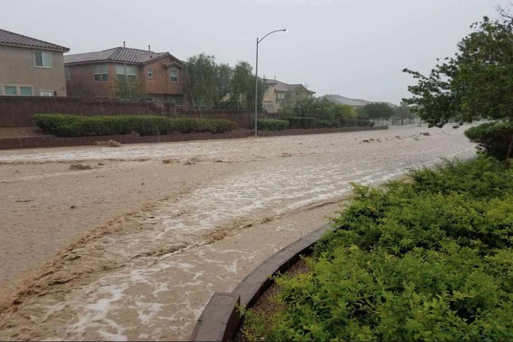johnsvoboda's tweet photo. My street today. Never made it out. Wash cleanup took all day, but not like last year. Thanks @VoteFiore #flashflood https://t.co/o3ZJuShk87