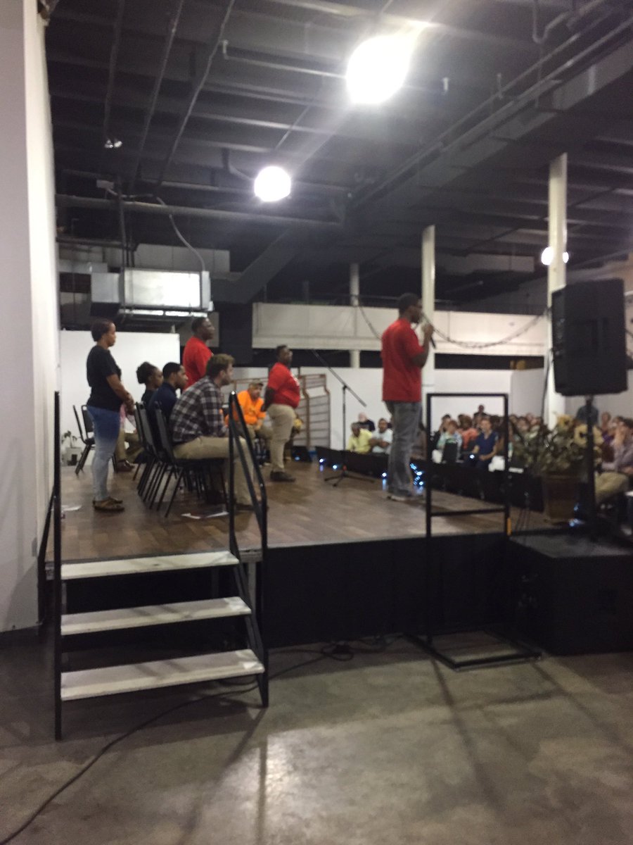 StandwDignity's tweet photo. Will city council support workers right to organize and unionize? #BetterJobsNOLA https://t.co/KDvRnp2fNy