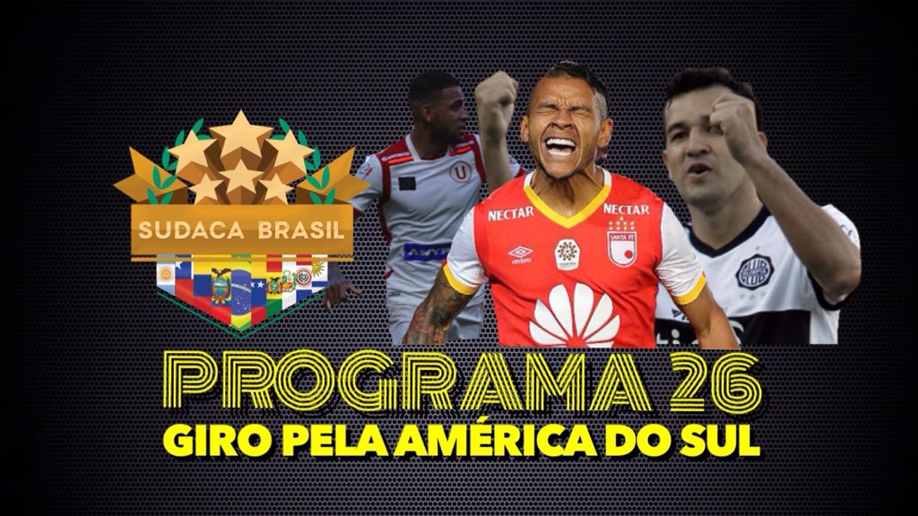 Novo programa youtu.be/bzOiKLdqZD8. Santa Fe bem na COL. Olimpia volta bem no PAR e La U ganha no PER.