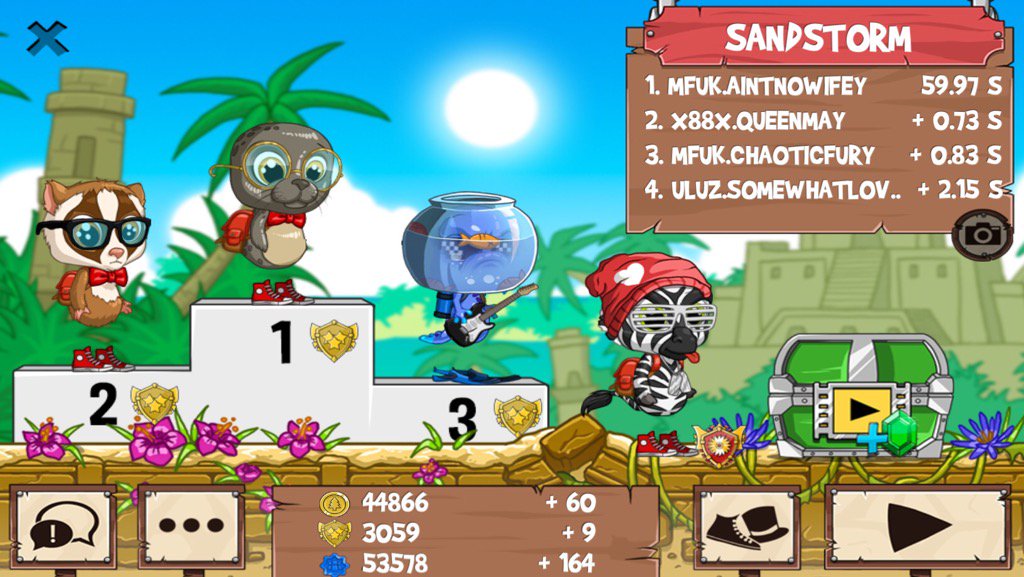 Aintnowifey1's tweet photo. Get on my level, son! #funrun2 #QueenMay #ChaoticFury #somewhatlovable https://t.co/THpaWWrfM0