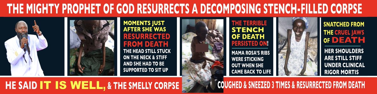 Prophet_DrOwuor's tweet photo. #ProphetDrOwuor RESURRECTS A DEAD CORPSE, 
MAMA ROSA IN CHEPARTEN VILLAGE, WEST POKOT IN KENYA.
@TrendingGospel @KTNNews @ntvkenya @CNN @BBC https://t.co/0udat9y1nw