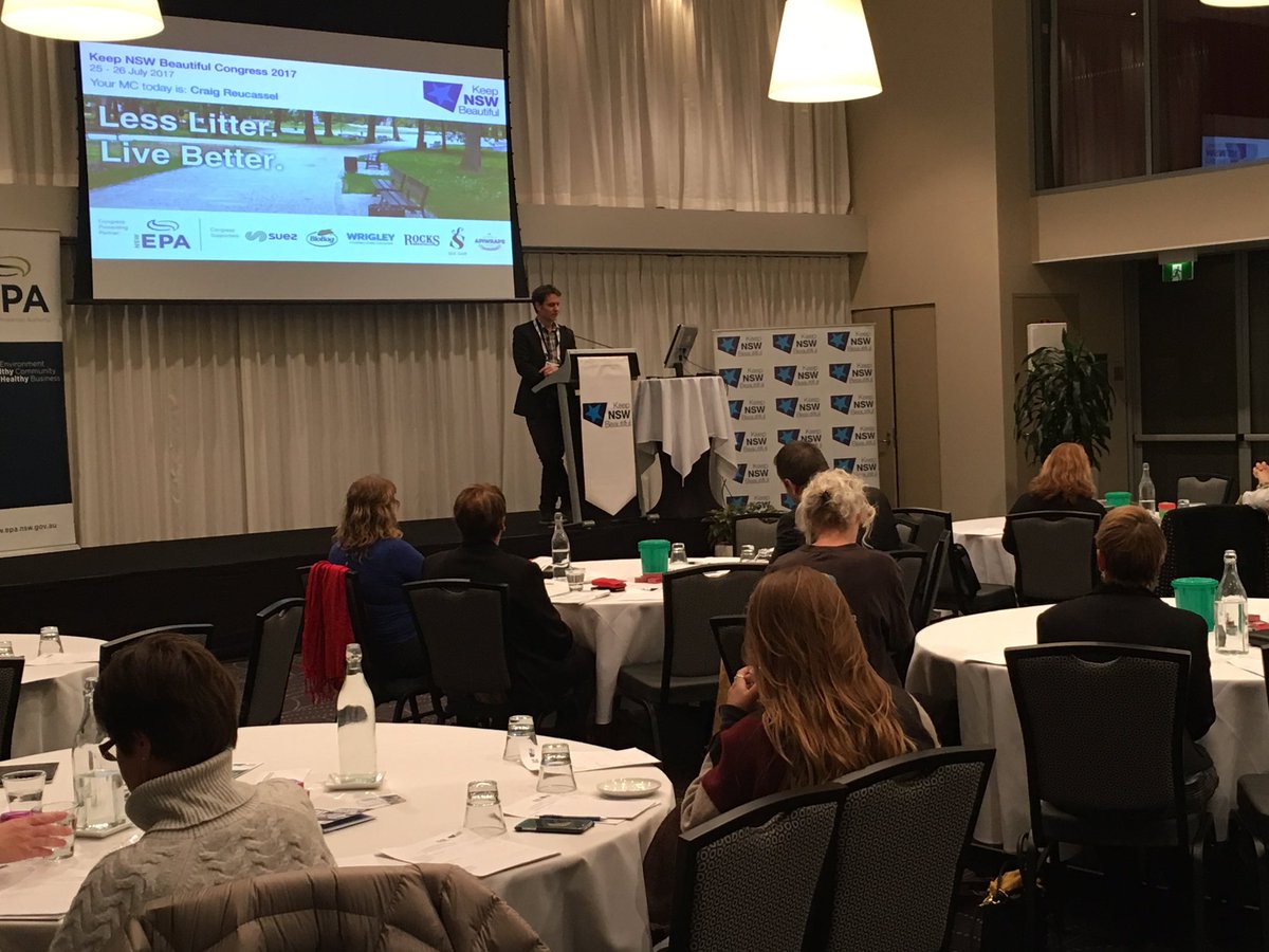 kab_nsw's tweet photo. Y'all ready for this? (Inserts pump up the jam music here 🎶) Litter Congress Day 2!!! #lesslitter2017 #heytosser @NSW_EPA @craigreucassel https://t.co/OH3Tk4kkFz