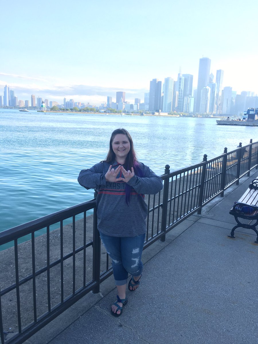 DAS_TexasTech's tweet image. Check out our sister, Tera "Megara" Stines throwing what she knows while in Chicago this summer! 
#ΔΑΣ #DeltaChapter #Summer2k17