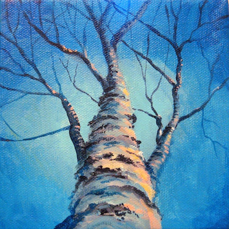 laurafolio's tweet photo. Looking Up #dailydoodle #acrylicpainting #traditionalart https://t.co/WogqmmTtsG