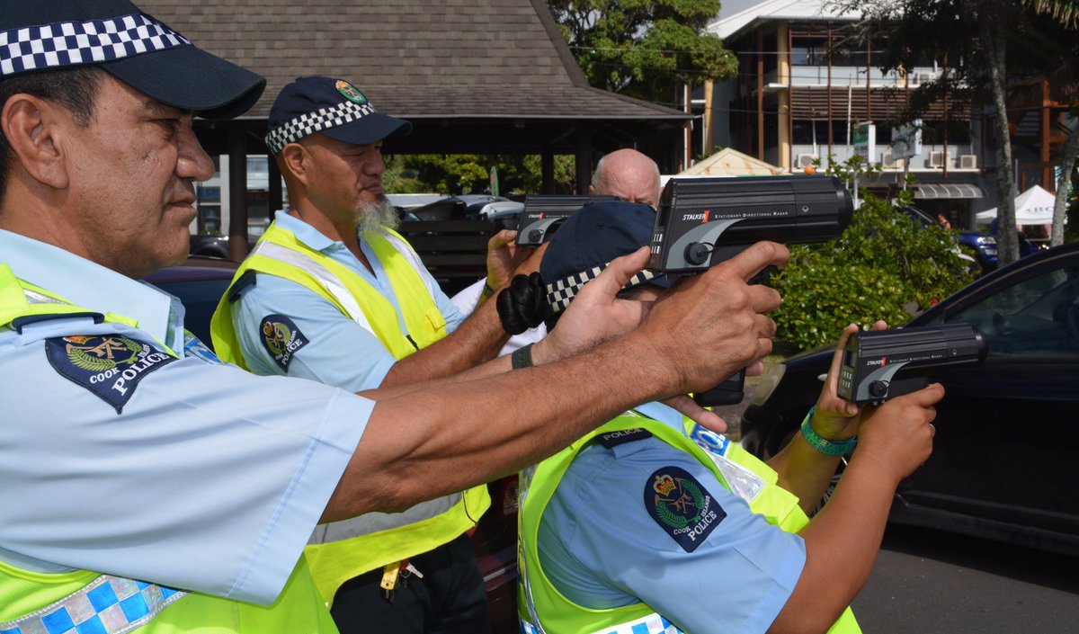 Police undergo training this week with new radar equipment as part of a crackdown on speeding.