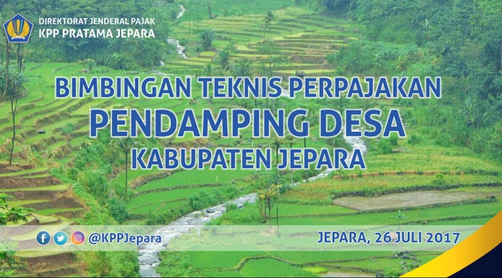 #sahabat516 hari ini kami akan melakukan #bimtek pendamping desa terkait perpajakan dan evaluasi pemanfaatan #danadesa bersama Pemkab Jepara