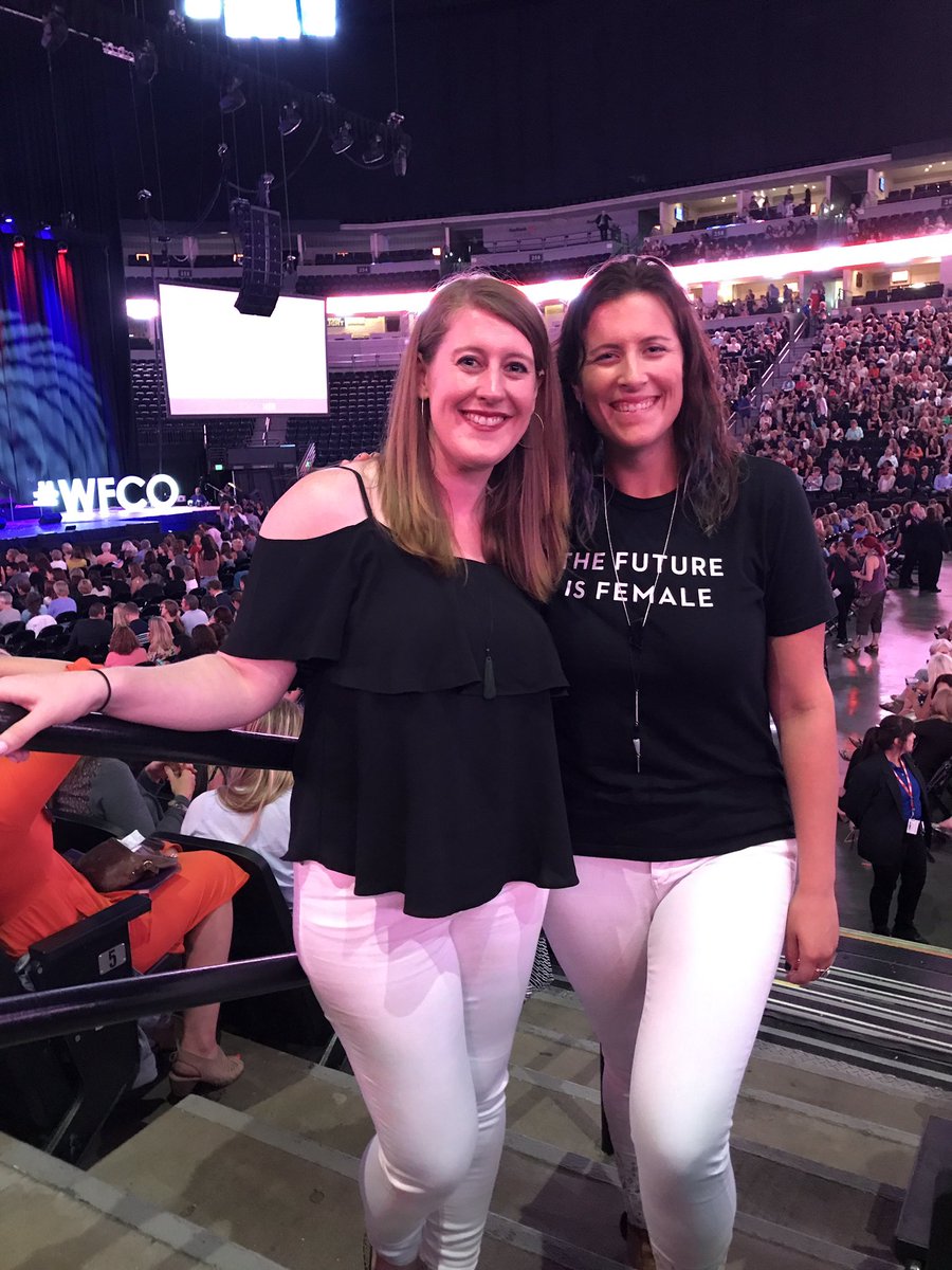 eawins's tweet photo. The future is female. Can't wait to be inspired by @MichelleObama #WFCO https://t.co/595nFE7Nk9