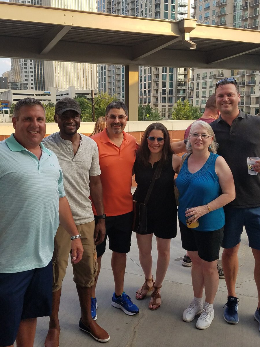 Corus360's tweet photo. Celebrating our #Charlotte team and watching some @KnightsBaseball! ⚾️🌭🍻

📸: @allisoninmktg https://t.co/o8KRTIXlOD