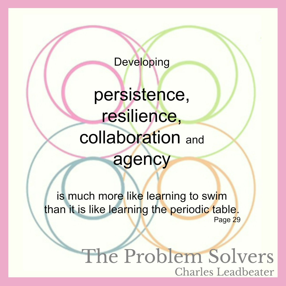 MProom31's tweet image. Michelle Parrish, 21C SAT at KPDSB, also quote-happy w/ this book!   #kpdsbproblemsolvers