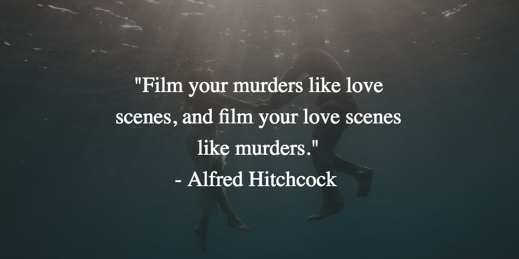 gohollywoodorg's tweet photo. "Film your murders like love scenes, and film your love scenes like murders."
- Alfred Hitchcock https://t.co/t3eOq1nDWG