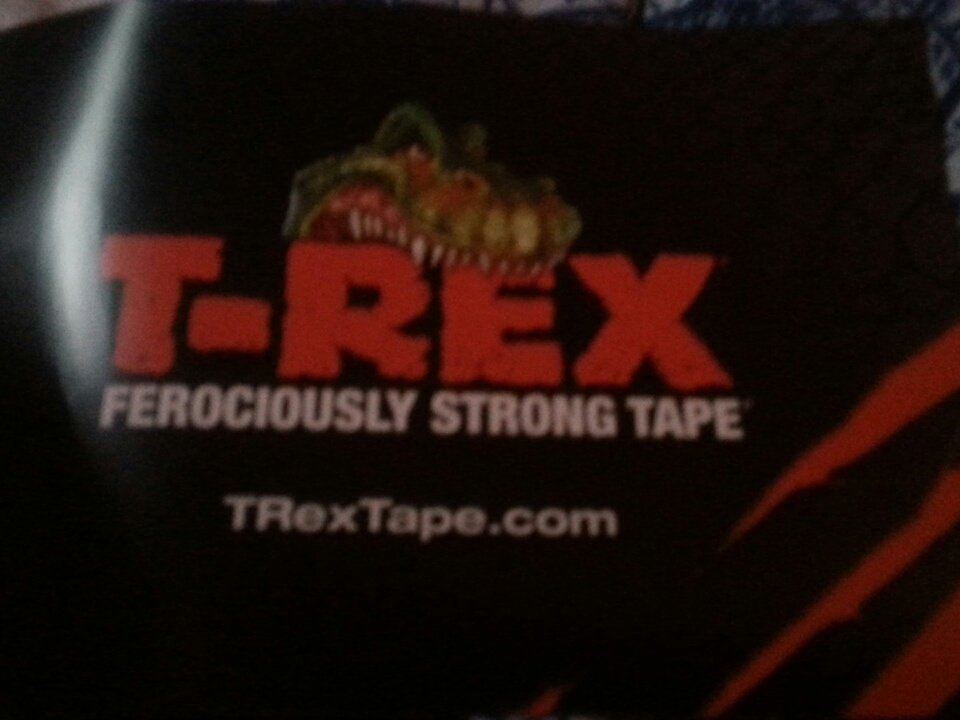 ckent1978's tweet photo. When I got home today, my first product review box was waiting for me.  I will let you know what I think about T-Rex tape soon. https://t.co/Q6Ztt3eMTQ