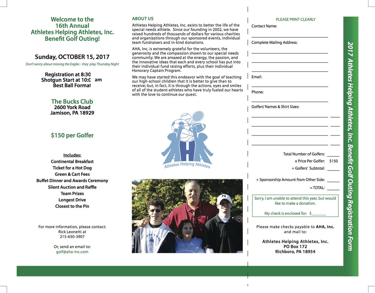 AHA 16th Annual Golf Outing: October 15, 2017! Check out the brochure below for more info on participating in and/or sponsoring this event!