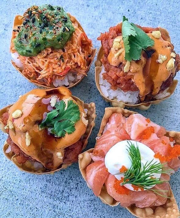 pollock4schools's tweet photo. This just in: sushi cupcakes?! Our wish has finally come true. Thanks, @jaburritos! https://t.co/hdYVc2v1oh #sushi #BeSmartEatFish https://t.co/kJ9dmsoBoV
