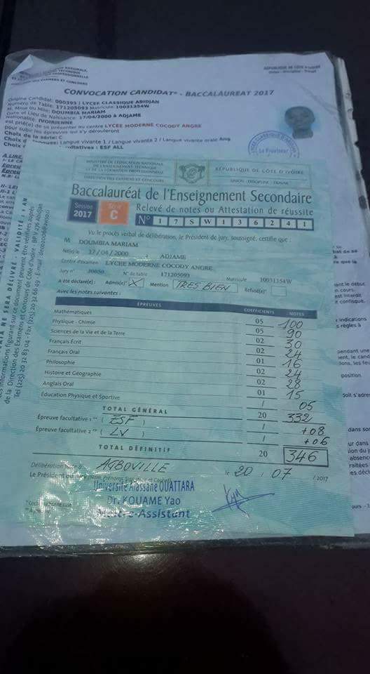 RT, il faut qu'elle ai une BOURSE PRÉSIDENTIELLE cette gow 😭😻.. Bac C 346 pts.