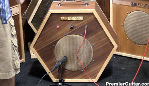 premierguitar's tweet photo. Get hip to the Cadet by @analogoutfitter—a 10-watt combo made from recycled wood from Hammond organs: https://t.co/SYfPcGQR6h https://t.co/FkiMWHVdAe
