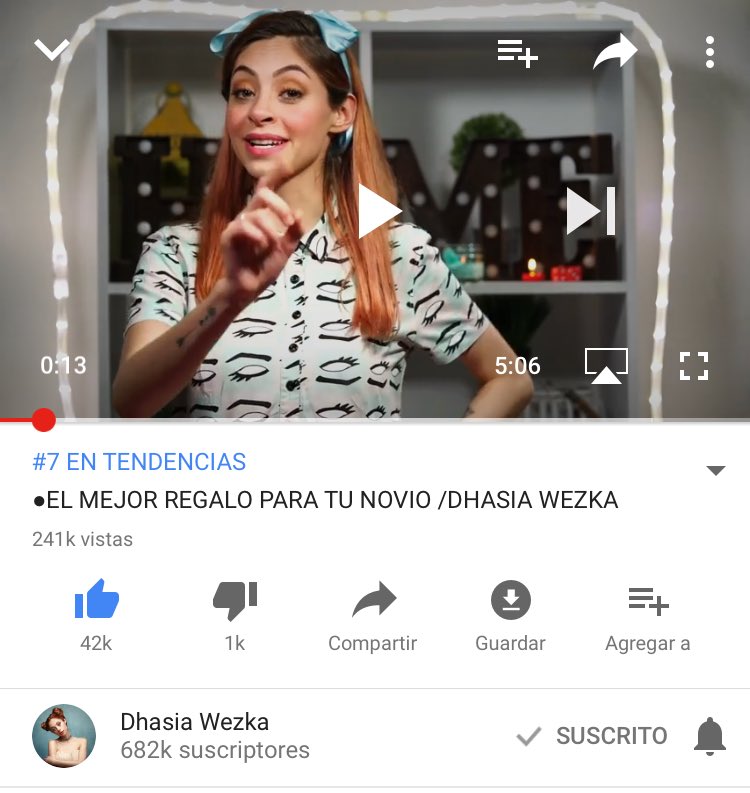 FansClubDhasia's tweet photo. Vallan a ver el nuevo vídeo de @dhasiawezka que esta en el número 7 en tendencia https://t.co/kdkFrIa4jw https://t.co/Kb6hHZV2Nf