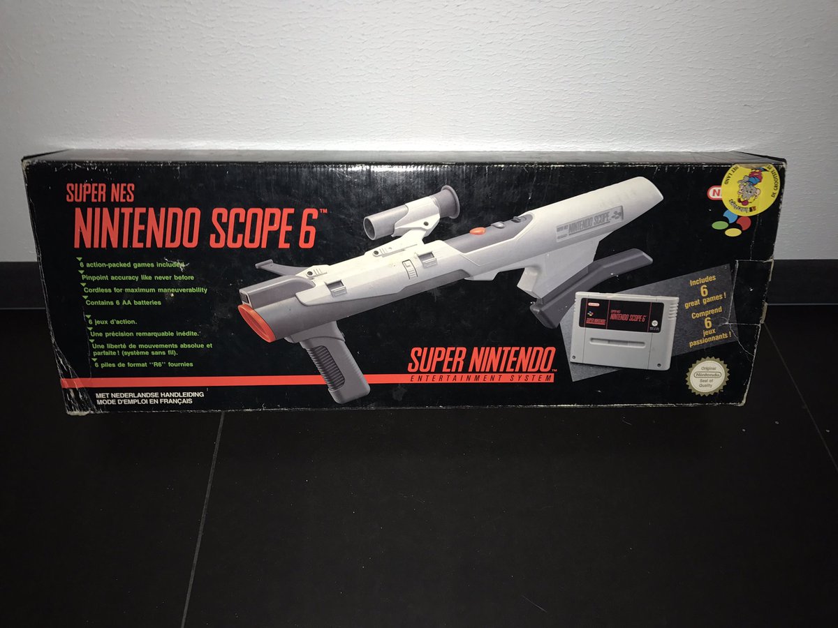 NintendoWe's tweet photo. Got me a Nice scope 6 for the Snes #scope #nintendo #scope6 #snes #supernintendo https://t.co/qoLPWjZ12r
