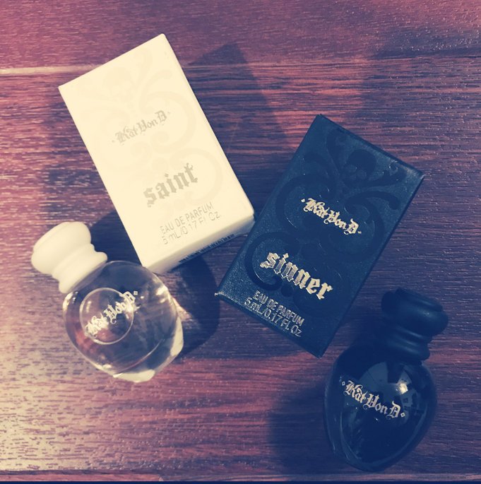 maumak's tweet photo. If these @katvond scents are anything to go by, I'd say I'm definitely a sinner... #theresurrectionisreal #influenster #gotitfree https://t.co/emiwXrsBCr
