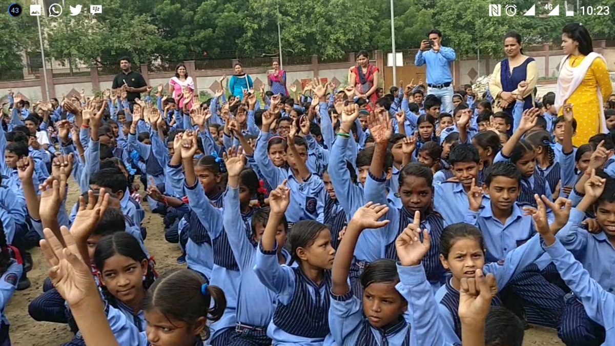 msisodia's tweet photo. रोहिणी के इस सरकारी स्कूल में 75% से ज़्यादा बच्चे प्राइवेट स्कूल से आये हैं https://t.co/m8H9oEjRd3