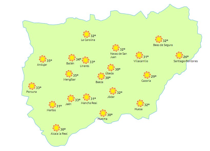 Buenos días. Poco a poco se va notando más el calor, que se intensificará el viernes, cuando se vuelva a activar el aviso naranja. ☀️☀️