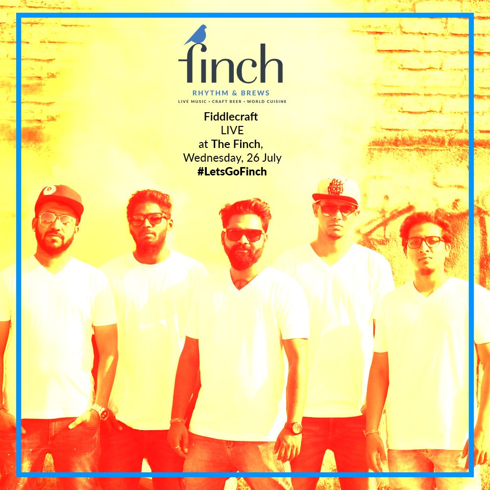 thefinchmumbai's tweet photo. This Wednesday, come hang at The Finch with your girl gang while @FiddlecraftIND plays some rocking music only for you! https://t.co/hU3rIhh43M