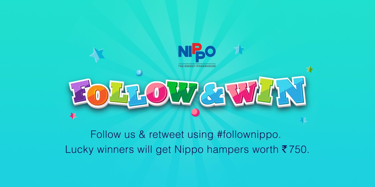 NippoIndia's tweet photo. CONTEST ALERT. Take part and win Nippo hampers worth Rs.750 #ContestAlert #Contest #contestindia #follownippo #nippocontest #nippopower https://t.co/Plinn1LQvX