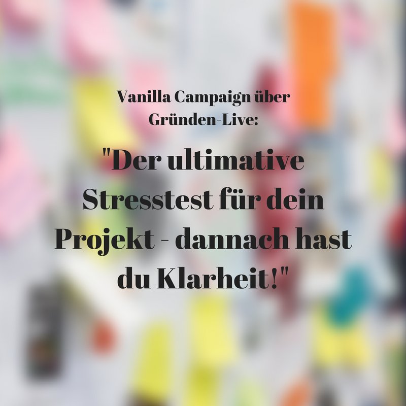 Werde auch Du ein Teil von Gründen-Live! Bewirb Dich jetzt mit Deiner Idee oder Gründung auf gruenden-live.de!